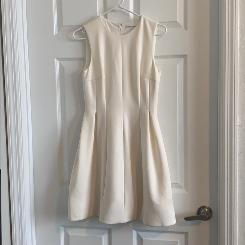 Cream Calvin Klein dress-size 4